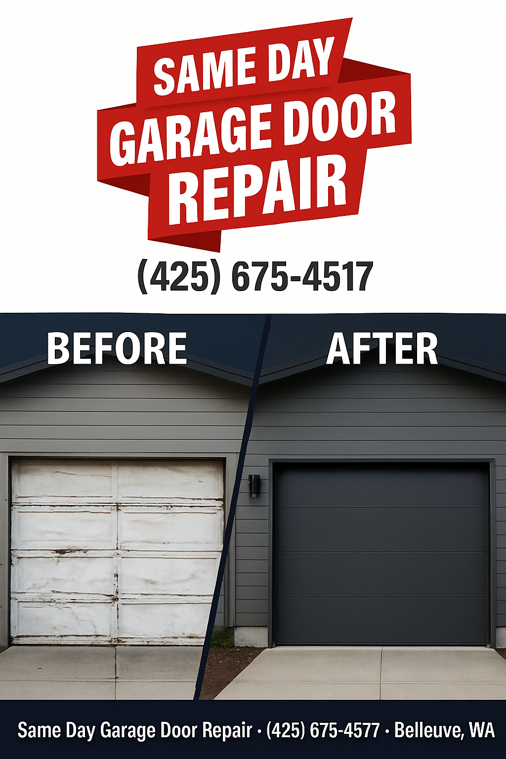 Garage Door Repair in Bellevue