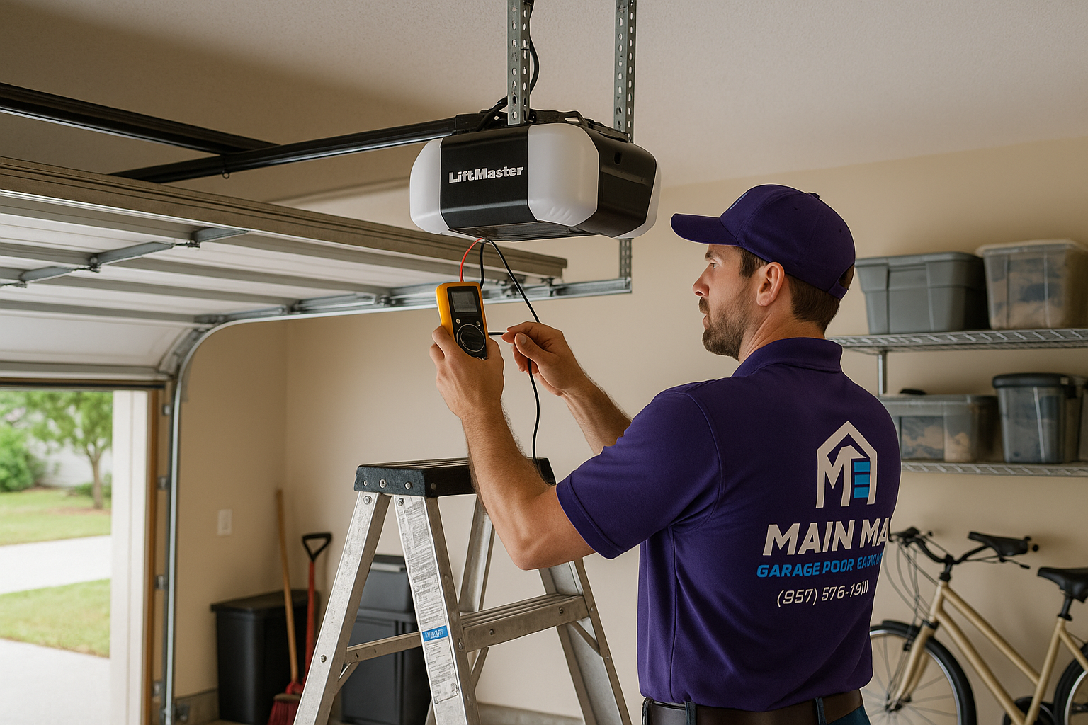 Garage Door Opener Repair in Bellevue